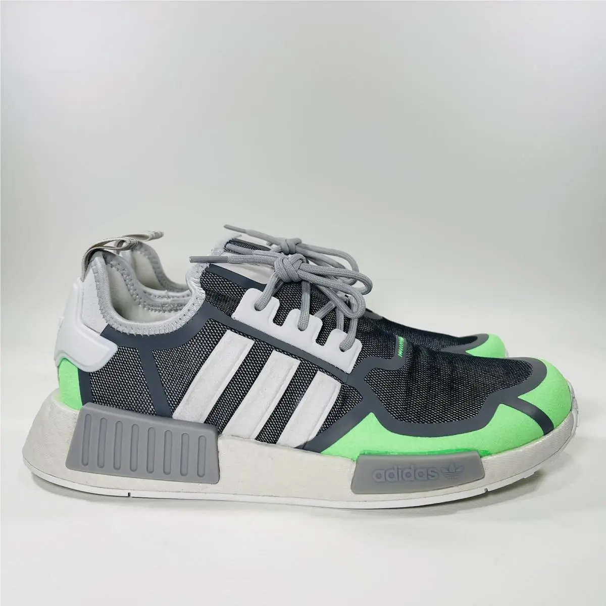 Adidas shoes - adidas NMD R1 - NMD - GZ9275 - Crystal White / Grey Three / Screaming Green 1
