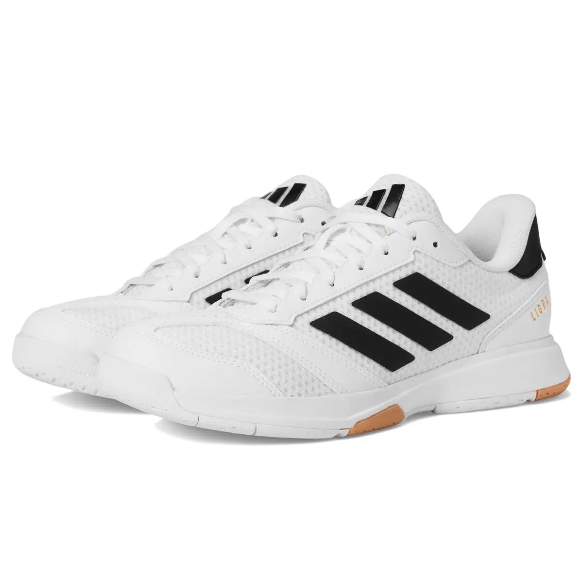 Woman`s Sneakers Athletic Shoes  Ligra 8 Volleyball Shoes White/Black/White by Adidas