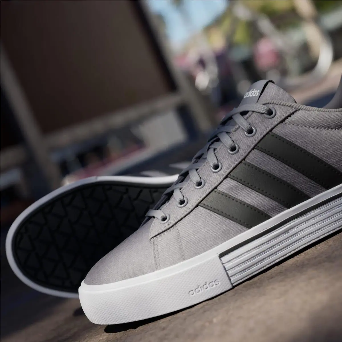 Adidas shoes - Grey/Core Black/Cloud White 3
