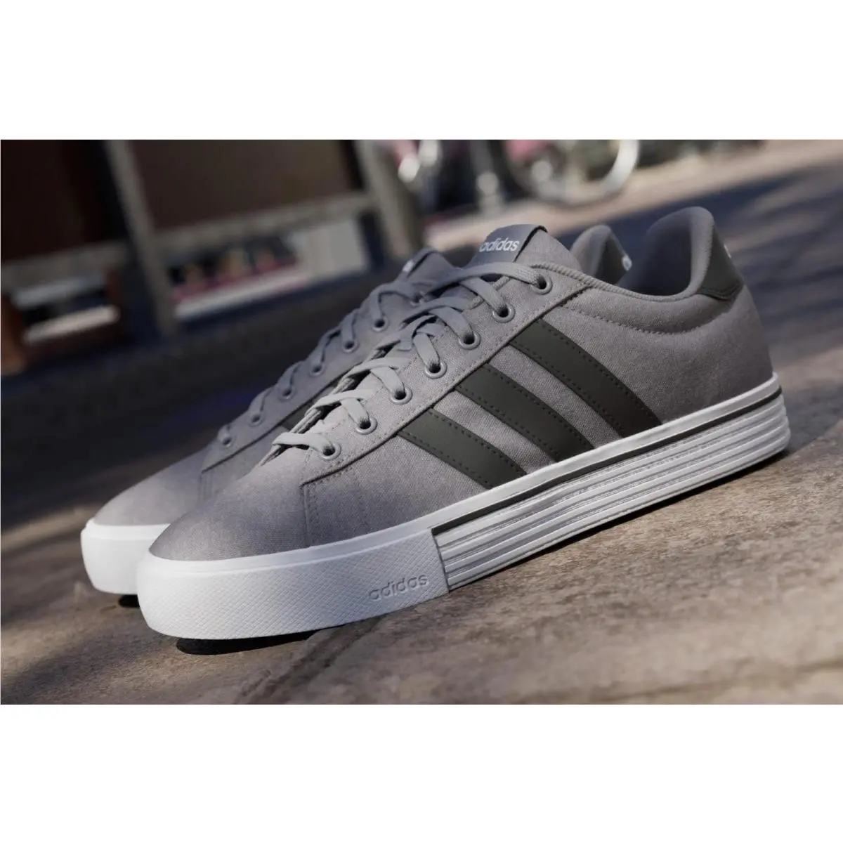 Adidas shoes - Grey/Core Black/Cloud White 6