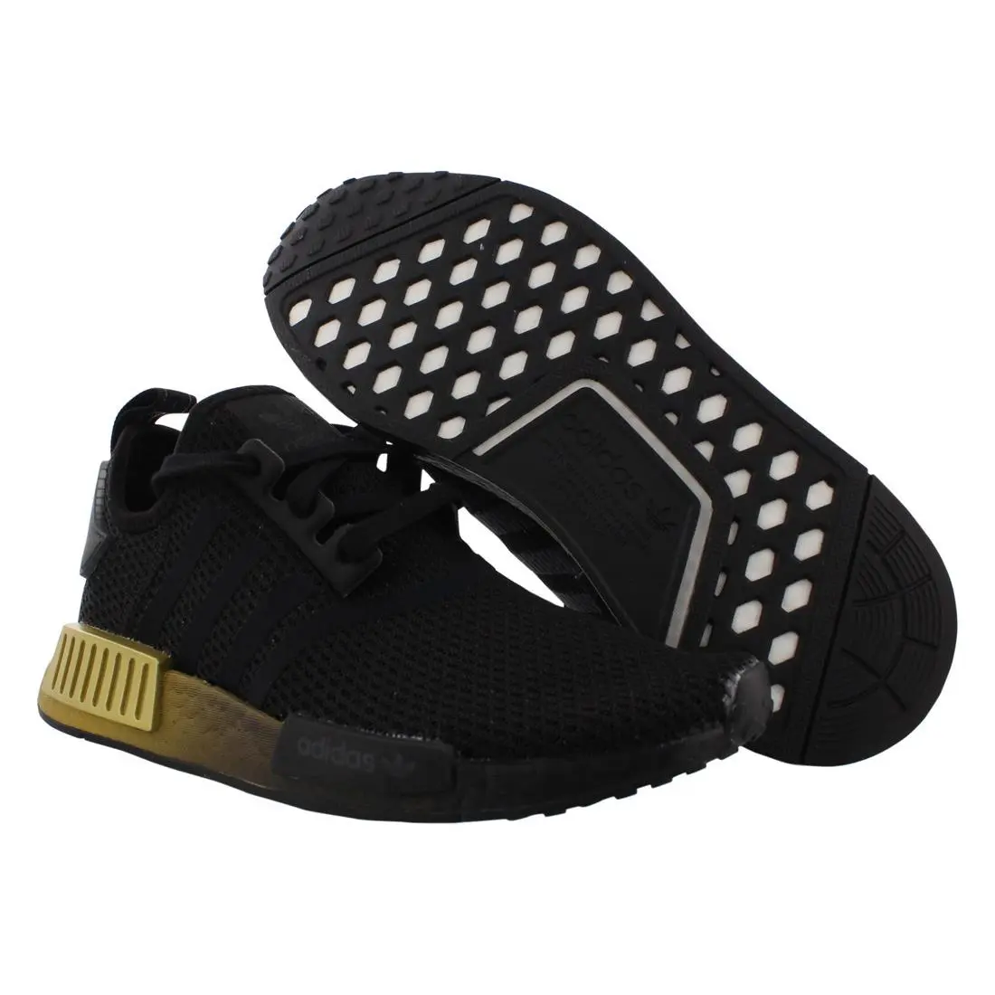 Adidas Originals NMD_R1 Womens Shoes Size 11 Color: Black/yellow