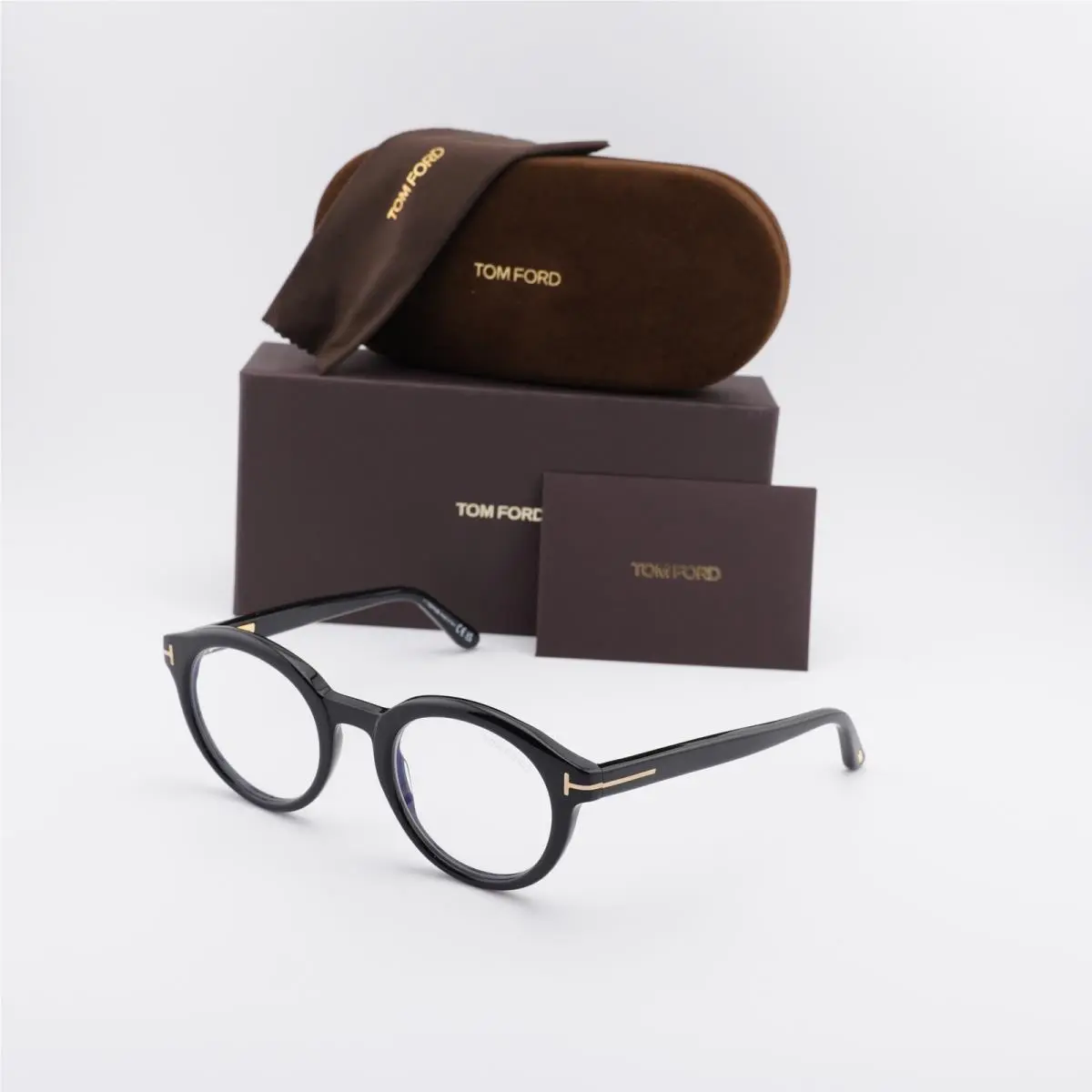 Tom Ford FT6061-B 001 Shiny Black 50mm Eyeglasses