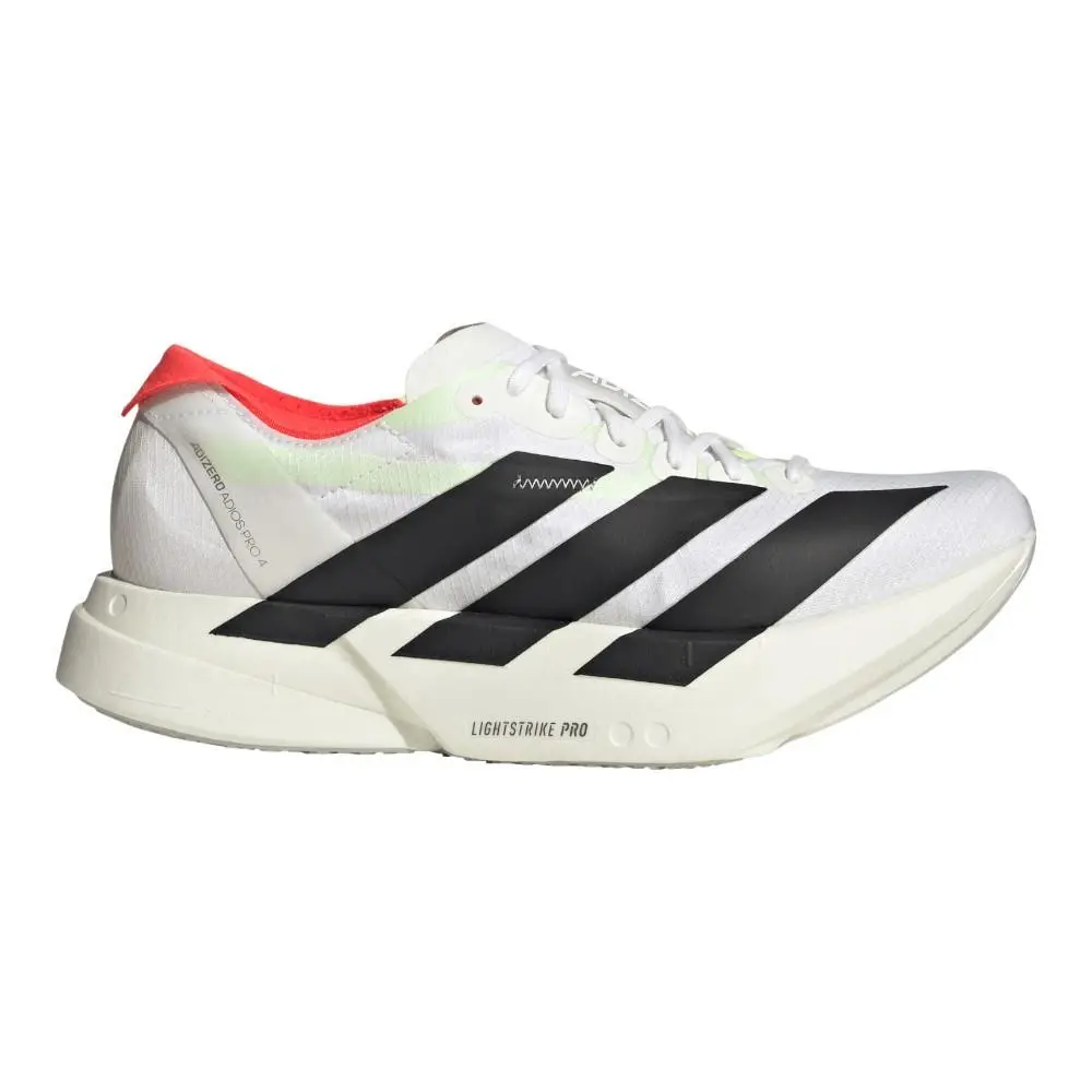 Size 7.5 Women`s - Adidas Adizero Adios Pro 4 Cloud White / Core Black