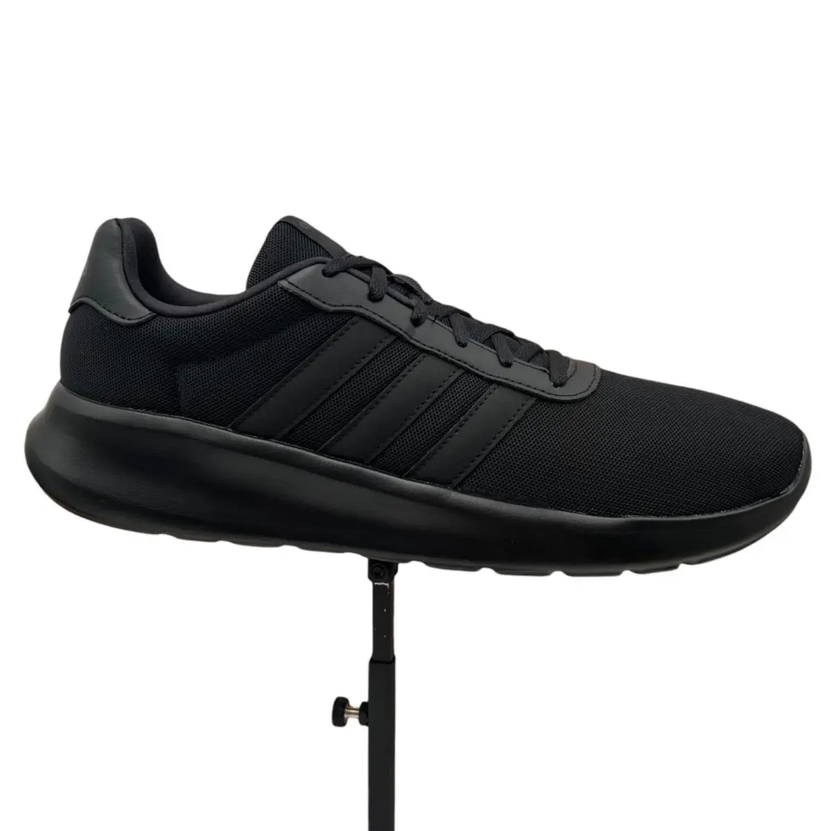 Adidas Men`s Lite Racer 3.0 Running Walking Shoes Size 10.5 Solid Black Sneakers