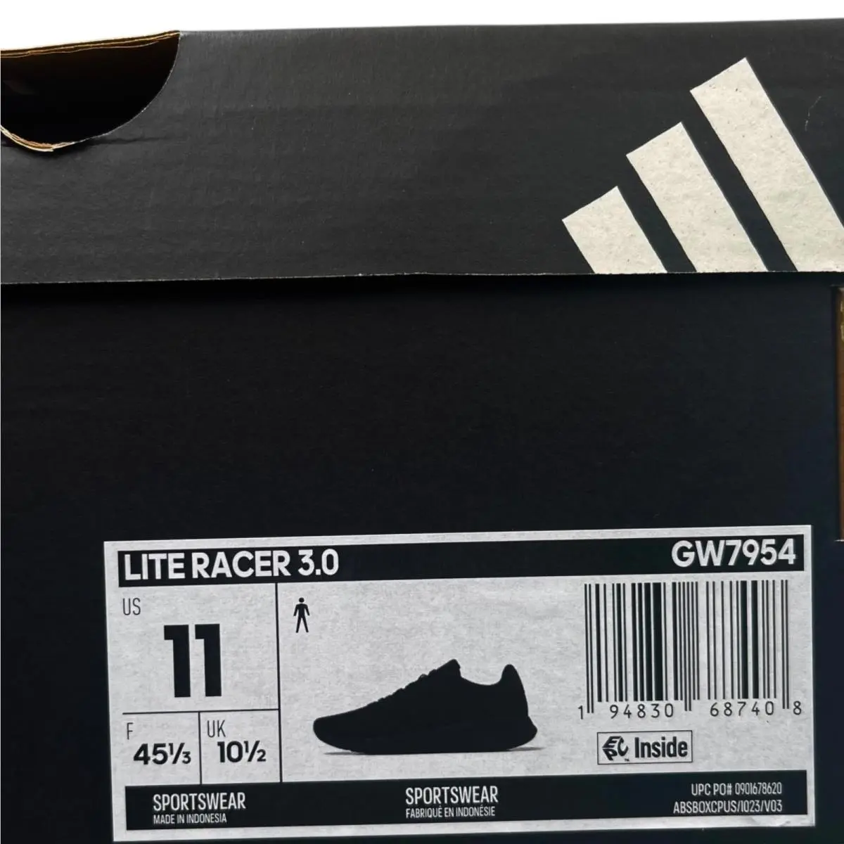 Adidas shoes - adidas Lite Racer - Lite Racer - GW7954 - Black (UPC: 194830687408) 10