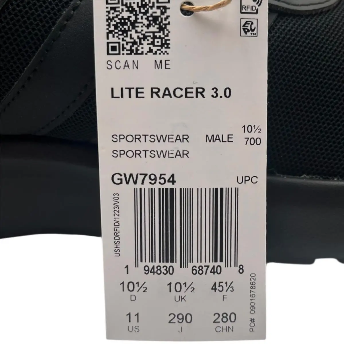 Adidas shoes - adidas Lite Racer - Lite Racer - GW7954 - Black (UPC: 194830687408) 11