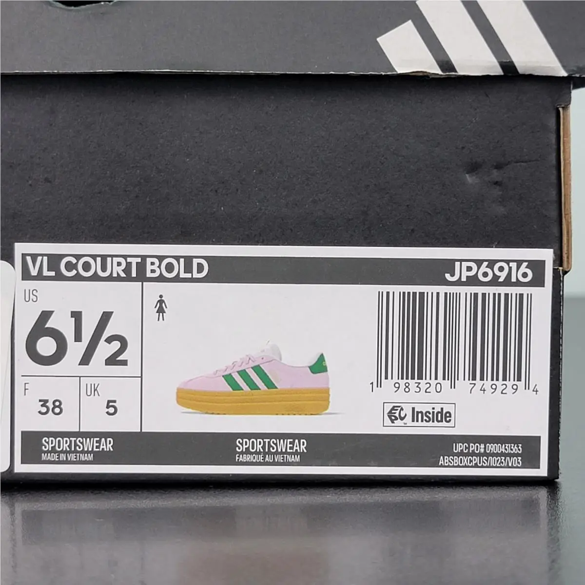 Adidas shoes - adidas Vl Court - Court - JP6916 - Pink 6