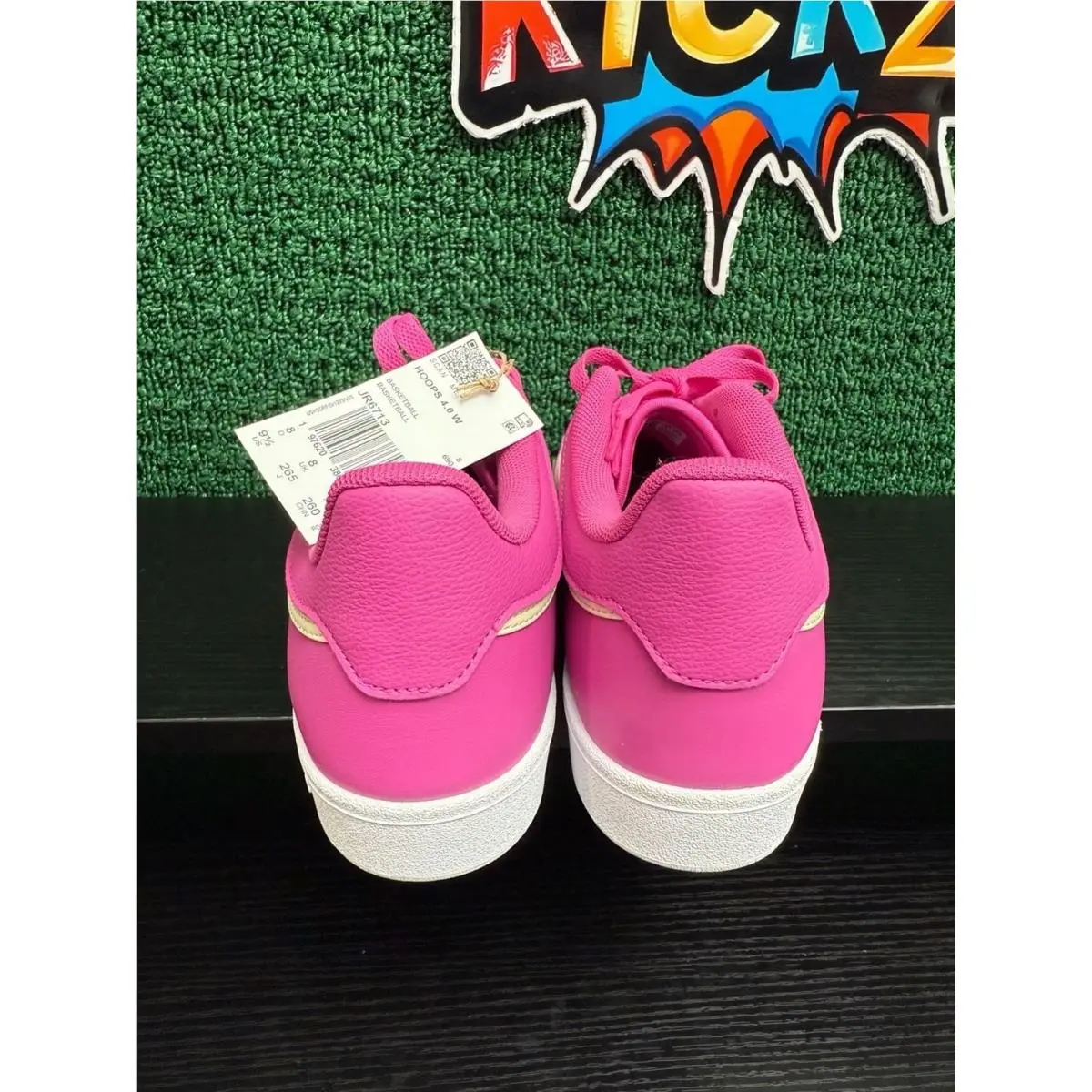 Adidas shoes - Hoops 4.0 W - Hoops - JR6713 - Pink 1