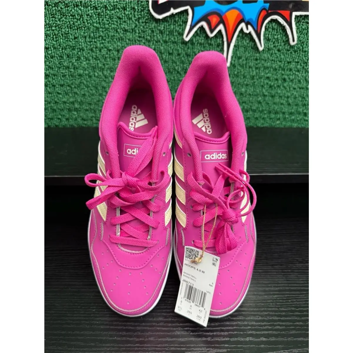 Adidas shoes - Hoops 4.0 W - Hoops - JR6713 - Pink 2