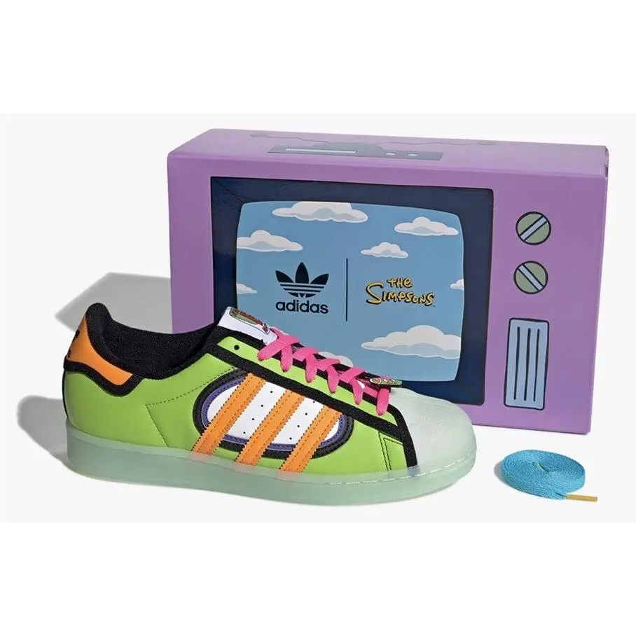 Adidas Superstar x The Simpsons Squishee Sneakers Men’s Size 7 Kwik E Mart