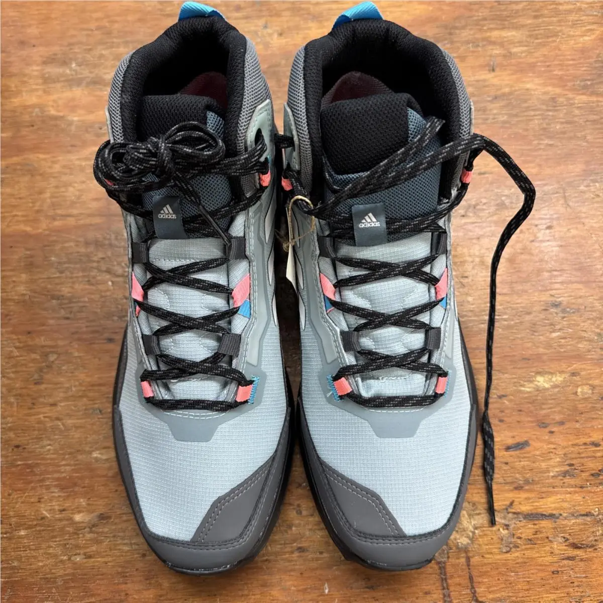 Adidas Terrex AX4 Mid Gtx W Women Hiking Trail Blue Black Shoes Size: 7.5