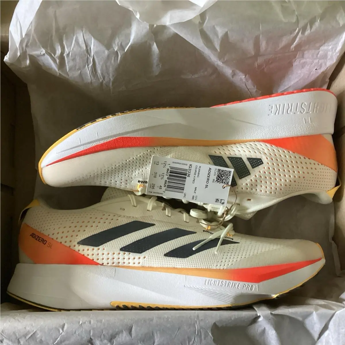 Adidas shoes - adidas Adizero SL - Adizero - IG3336 - Ivory 10