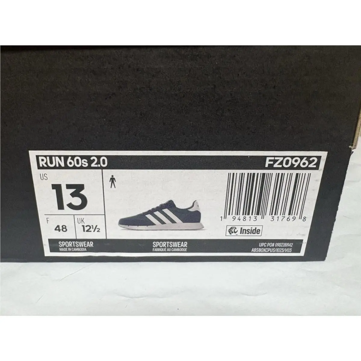 Adidas shoes - adidas Run 60S - Run - FZ0962 - White 4