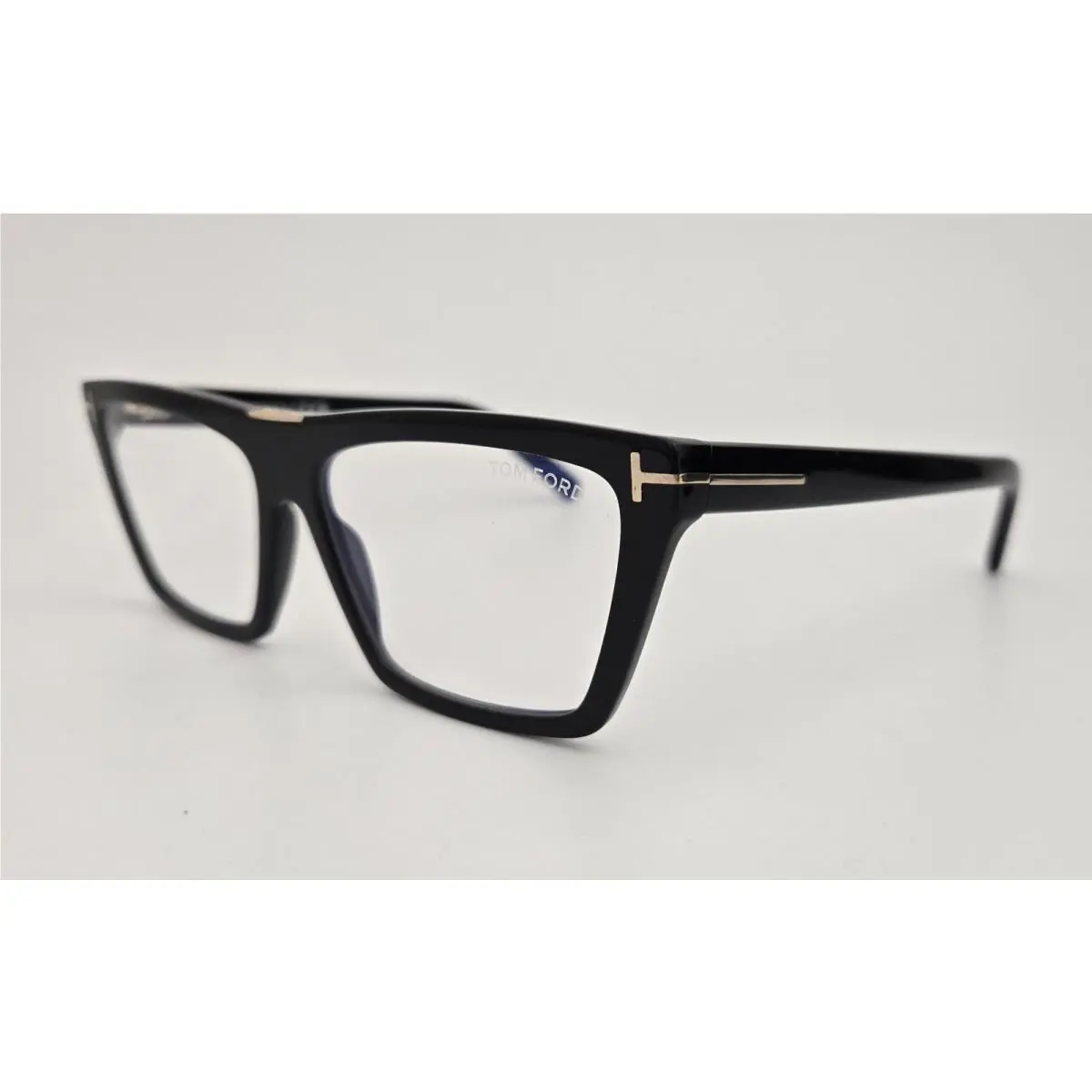 Tom Ford Eyeglasses TF 5912-B Color 001 Black Cat Eye Size 57