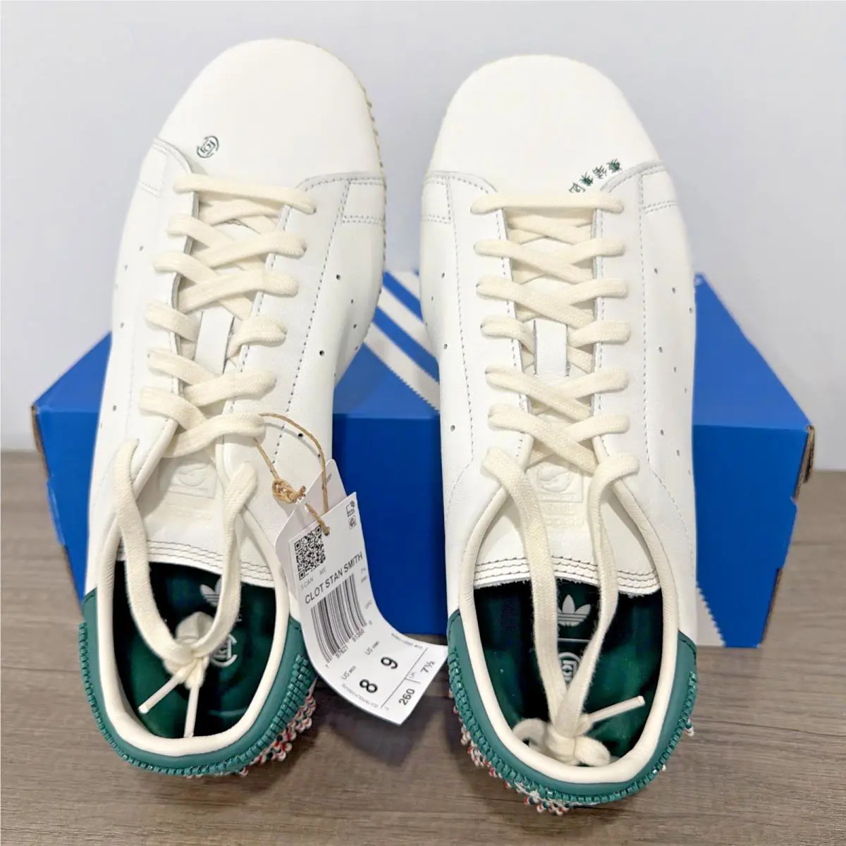 Adidas shoes - Adidas Clot Stan Smith - Clot Stan Smith - JR9373 - White 2