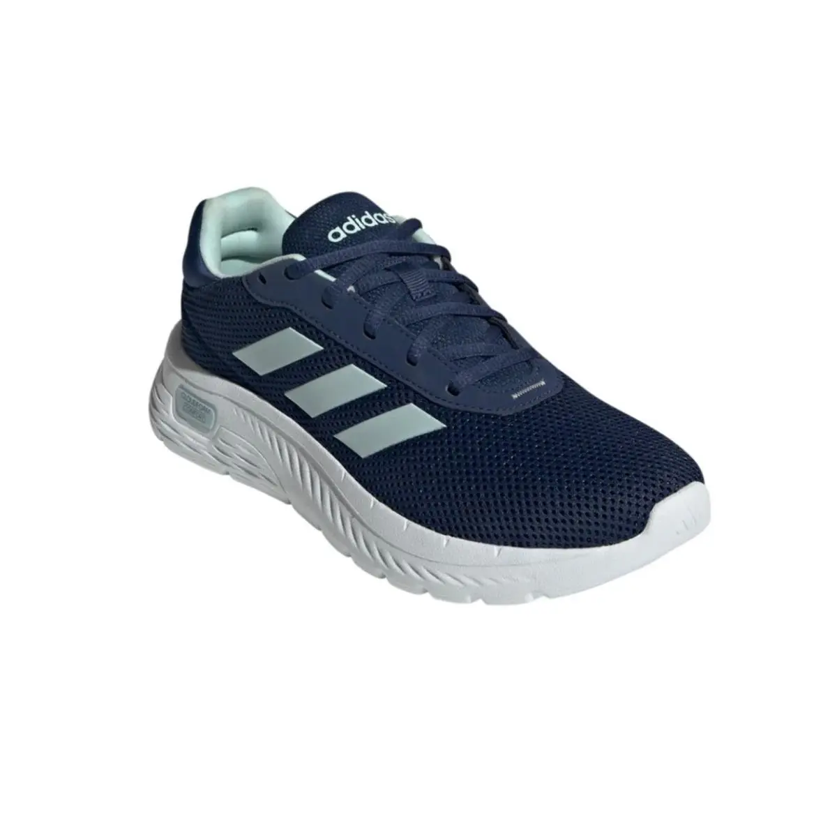 Adidas Cloudfoam Comfy Women`s US Shoes 9 Royal Blue w/ Light Teal Accents