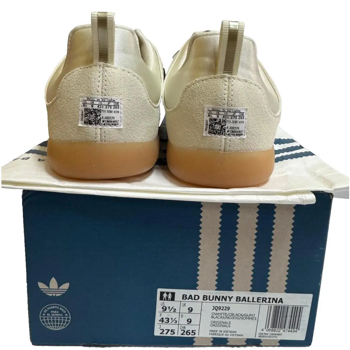Adidas shoes - adidas Ballerina Bad Bunny - Ballerina Bad Bunny - JQ9229 - White 0