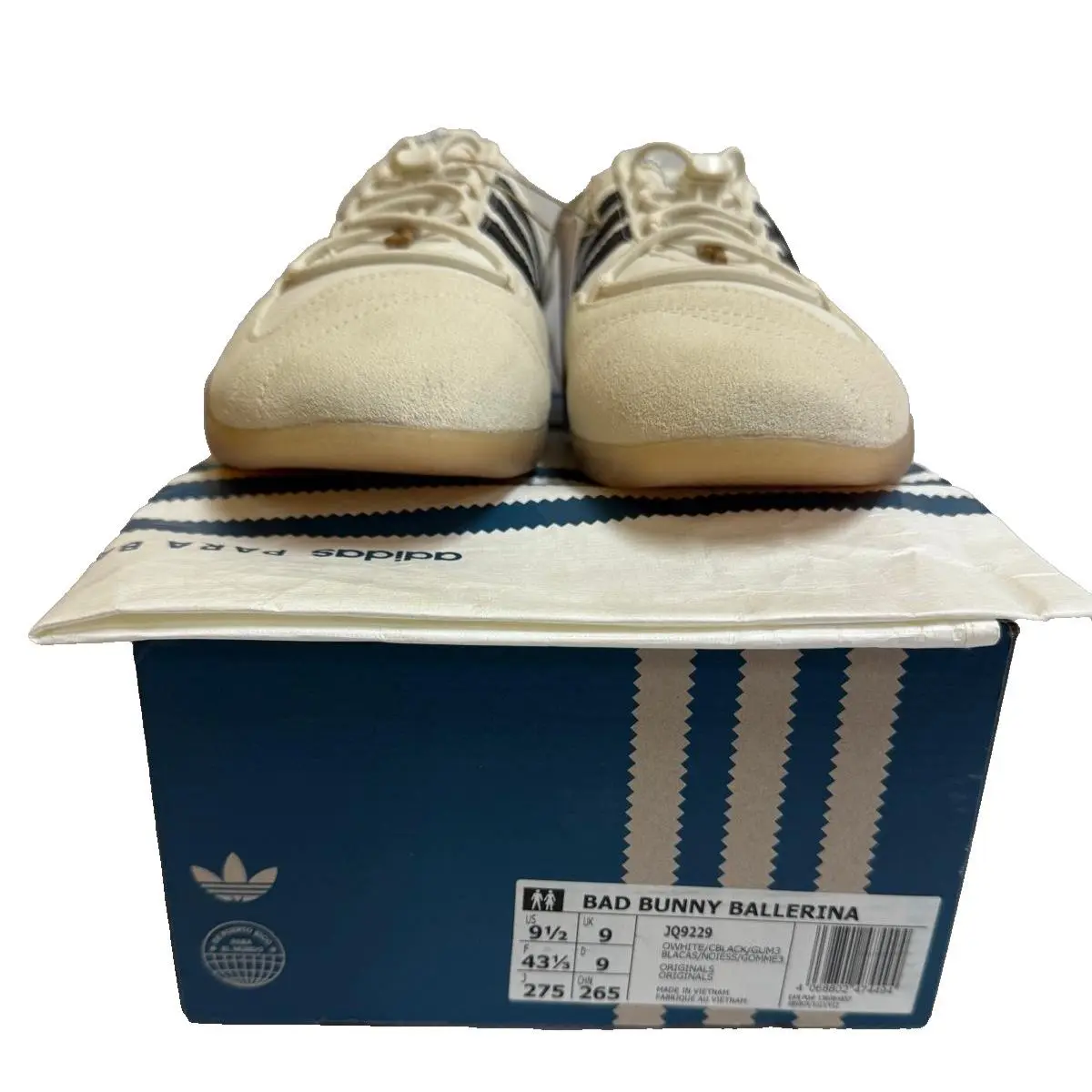Adidas shoes - adidas Ballerina Bad Bunny - Ballerina Bad Bunny - JQ9229 - White 4