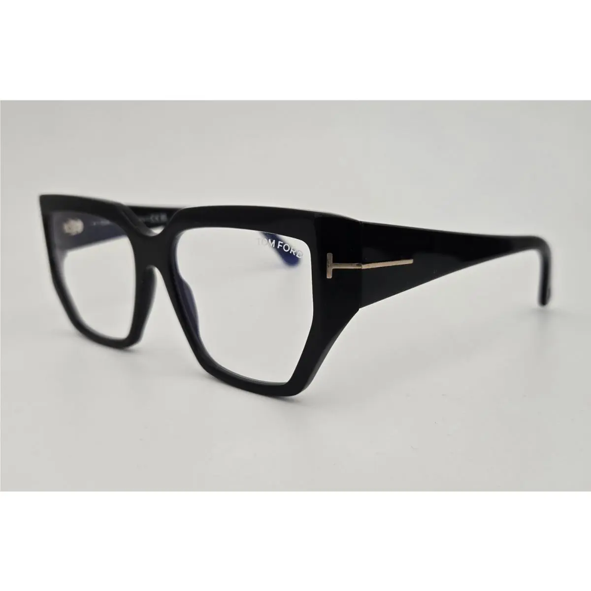 Tom Ford Eyeglasses TF 5951-B Color 001 Black Size 54 Cat Eye