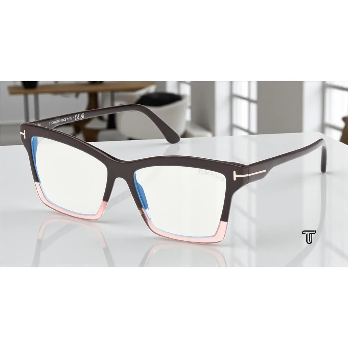 Tom Ford FT5964 B 050 BB Dark Brown Other 54 mm Women`s Eyeglasses