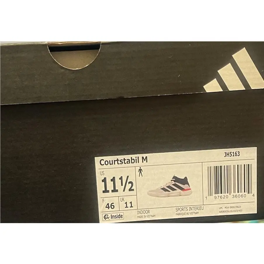 Adidas shoes - adidas Court Stabil - Court Stabil - JH5163 - White 7