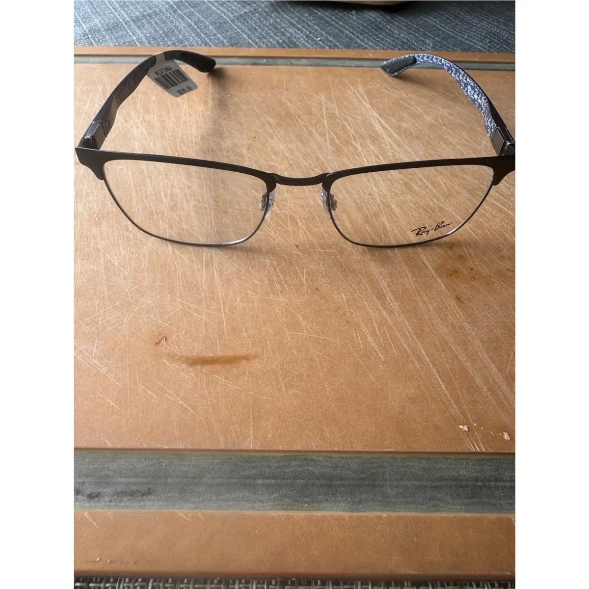 Ray-ban RB8421 2904 Matte Black Carbon Fiber Eyeglass Frames 54-19-145 by Ray-Ban