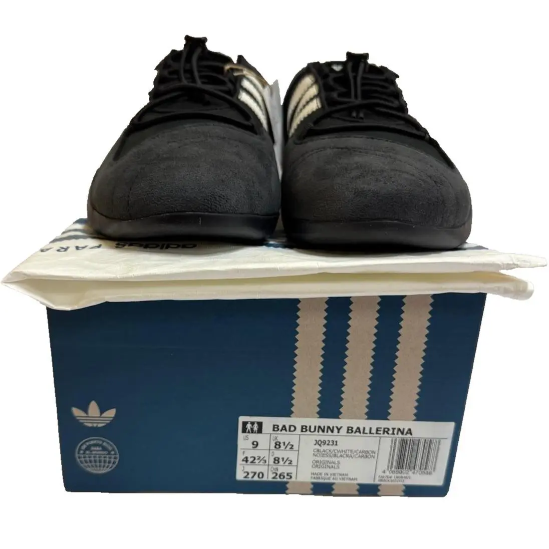 Adidas shoes - adidas Ballerina Bad Bunny - Ballerina Bad Bunny - JQ9231 - Black 2