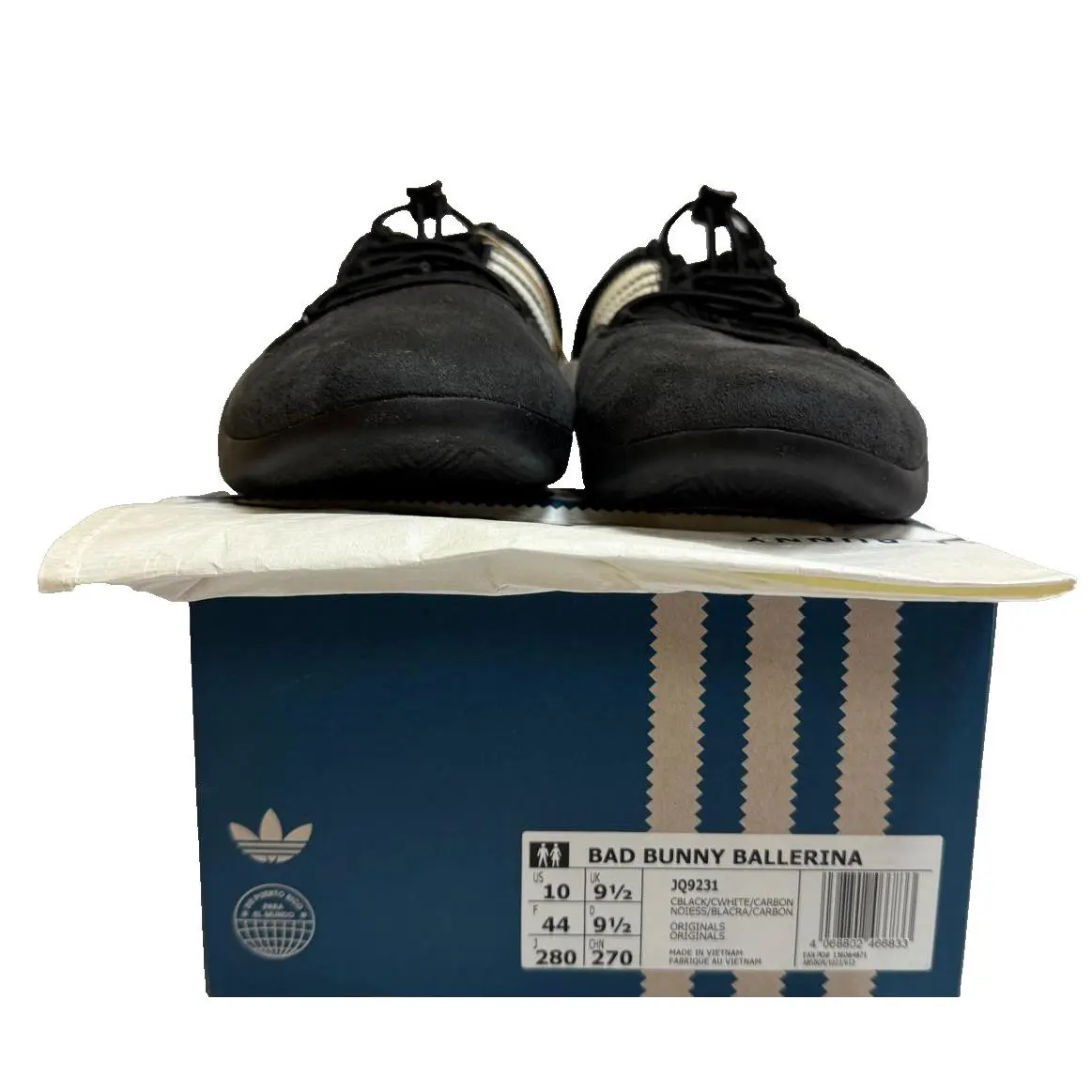 Adidas shoes - adidas Ballerina Bad Bunny - Ballerina Bad Bunny - JQ9231 - Black 3