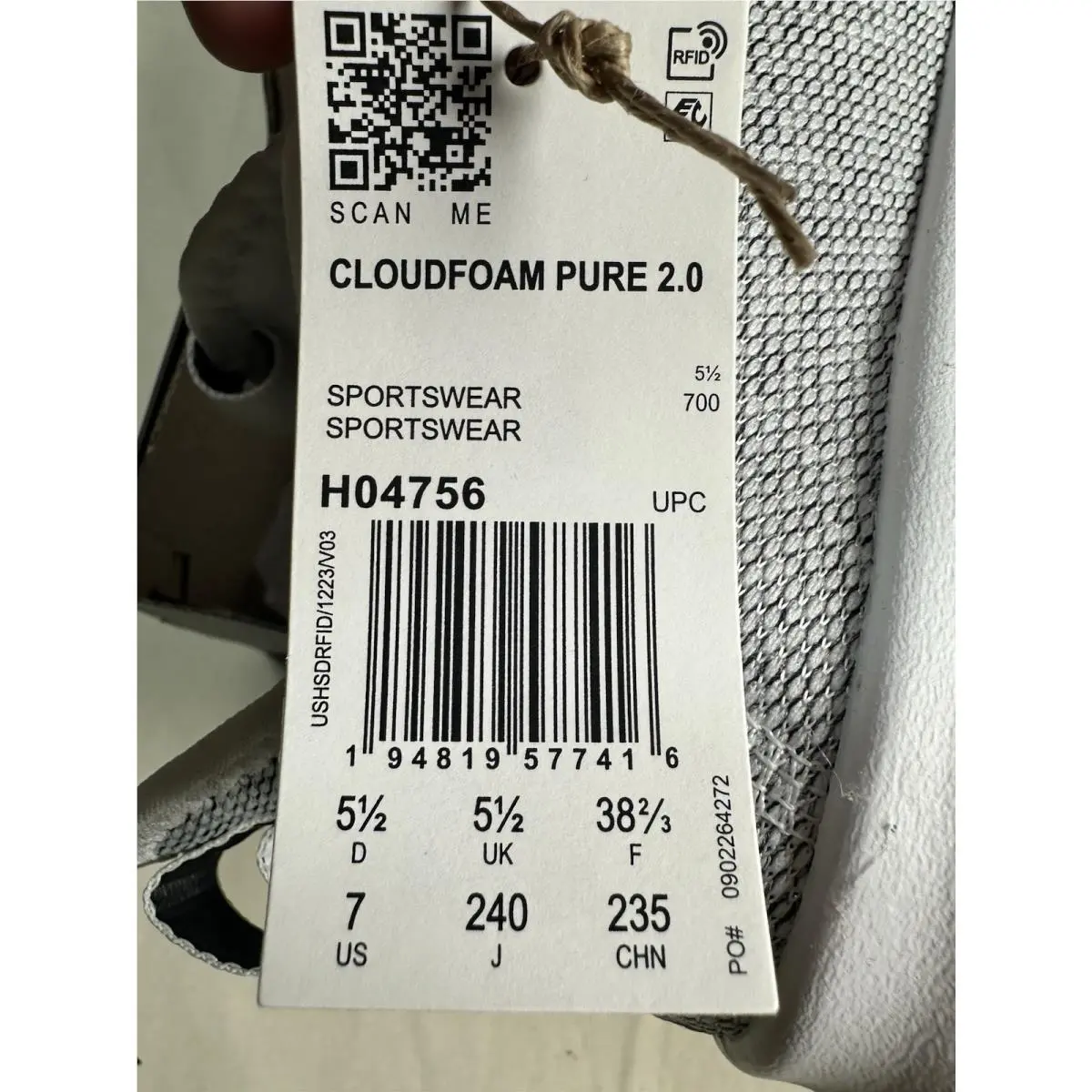 Adidas shoes - adidas Cloudfoam Pure - Cloudfoam Pure - IF3393 - White 0