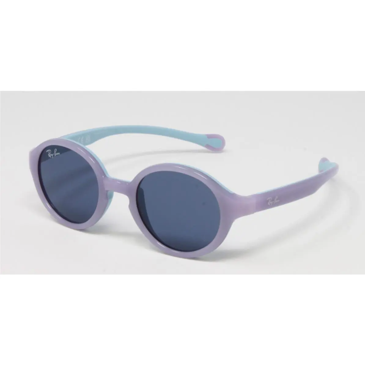 Ray Ban JR Kids Sunglasses Violet on Rubber Light Blue 37mm RJ9075S 709980