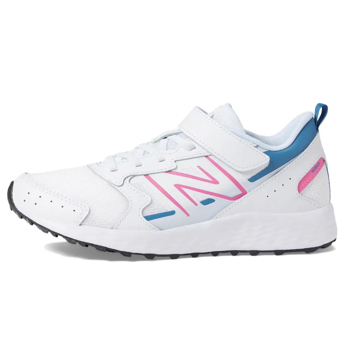New Balance shoes - White/Real Pink 2