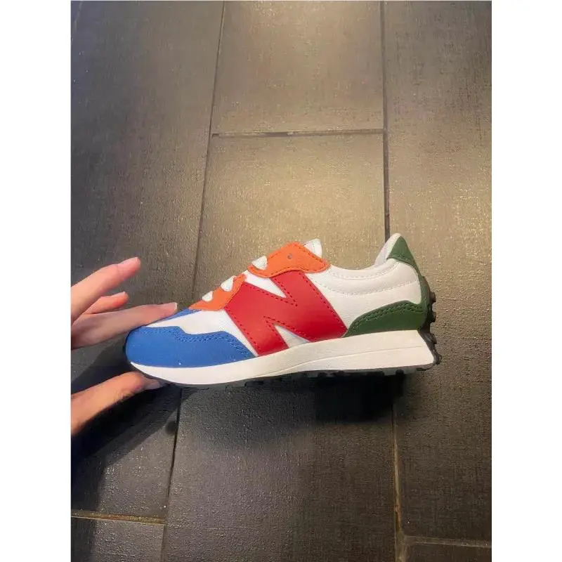 New Balance shoes - White, Green, Blue and Red 3