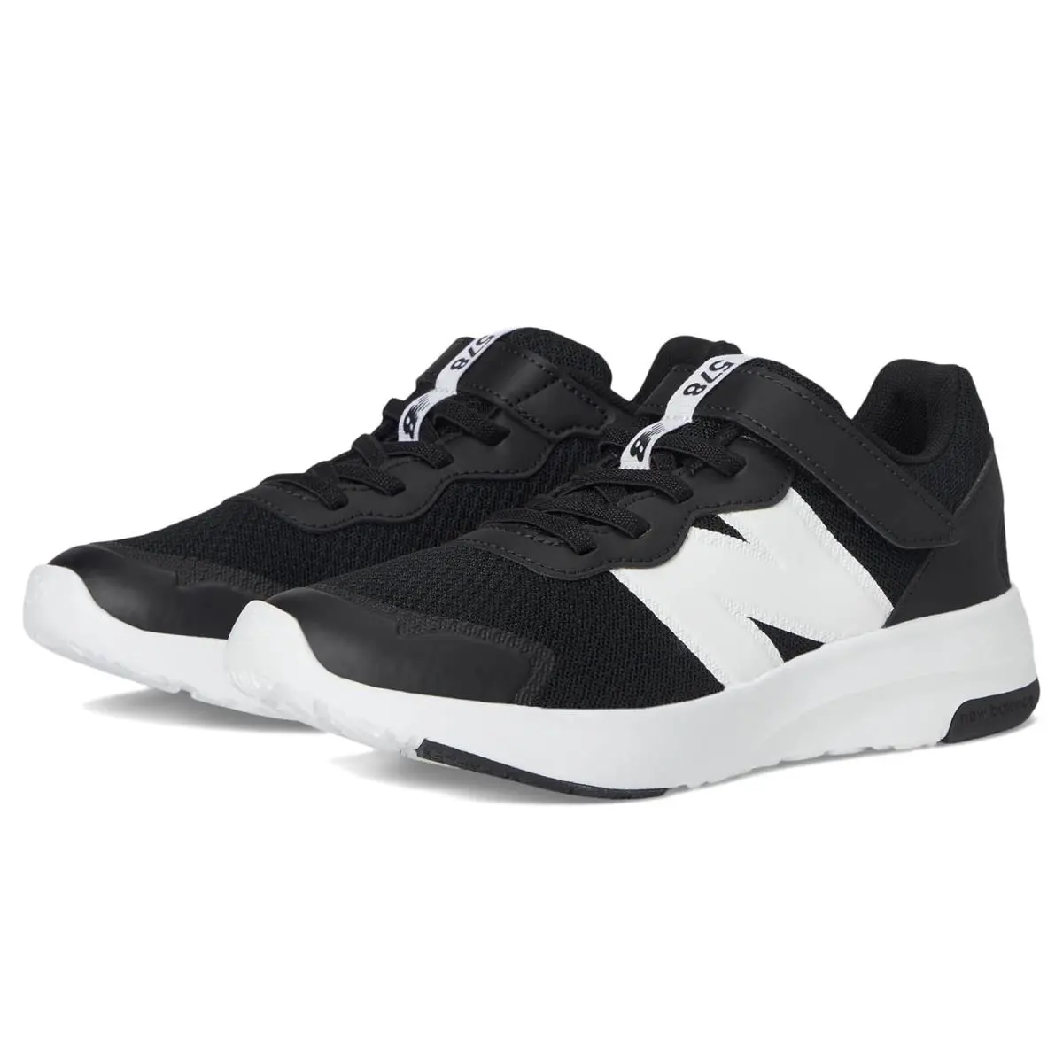 Children Unisex New Balance Kids Dynasoft 578 v1 Hook-and-loop Little Kid - Black/White