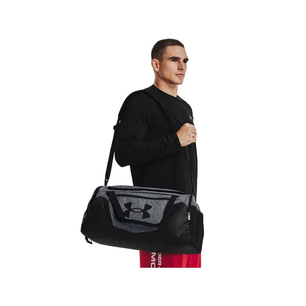Unisex Undeniable 5.0 Small Duffle Bag - Water-repellent Finish Pitch Gray Medium HeatherBlack by Under Armour
