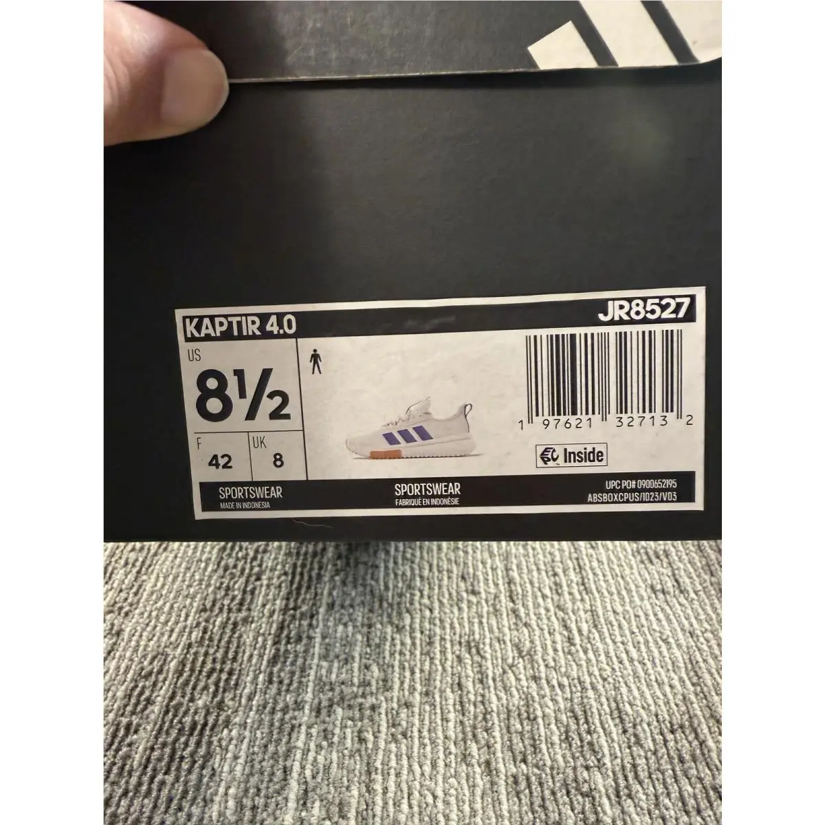 Adidas shoes - adidas Kaptir 4.0 - Kaptir - JR8527 - White 9