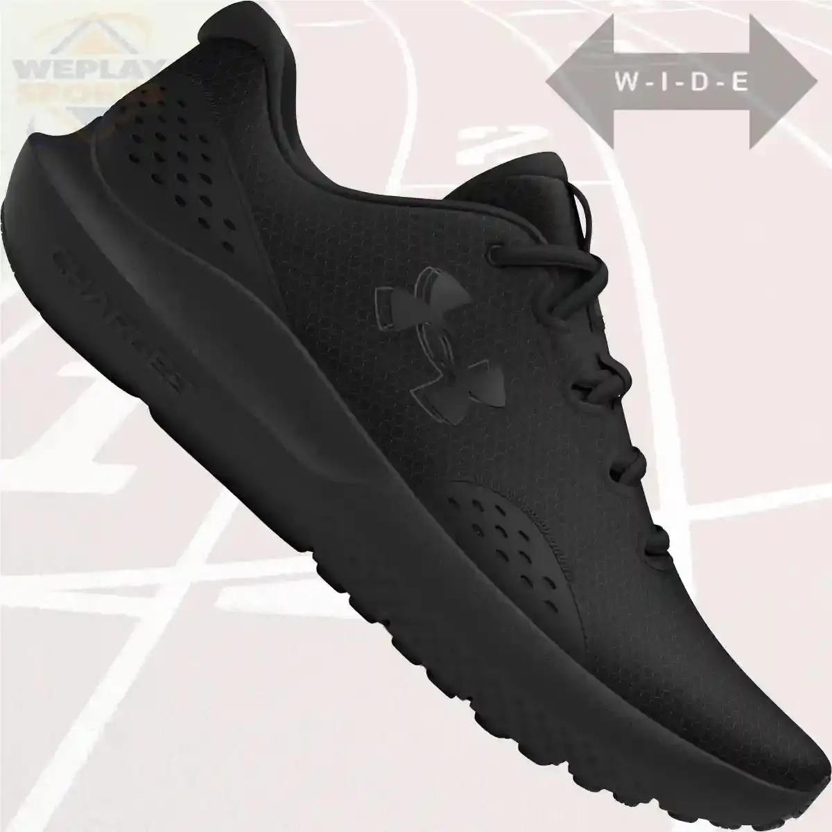 Under Armour shoes - Under Armour Surge - Surge - Black/White 3028249-002 3