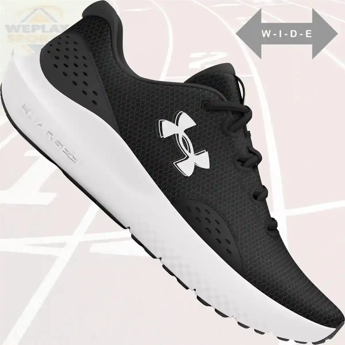 Under Armour shoes - Under Armour Surge - Surge - Black/White 3028249-002 1