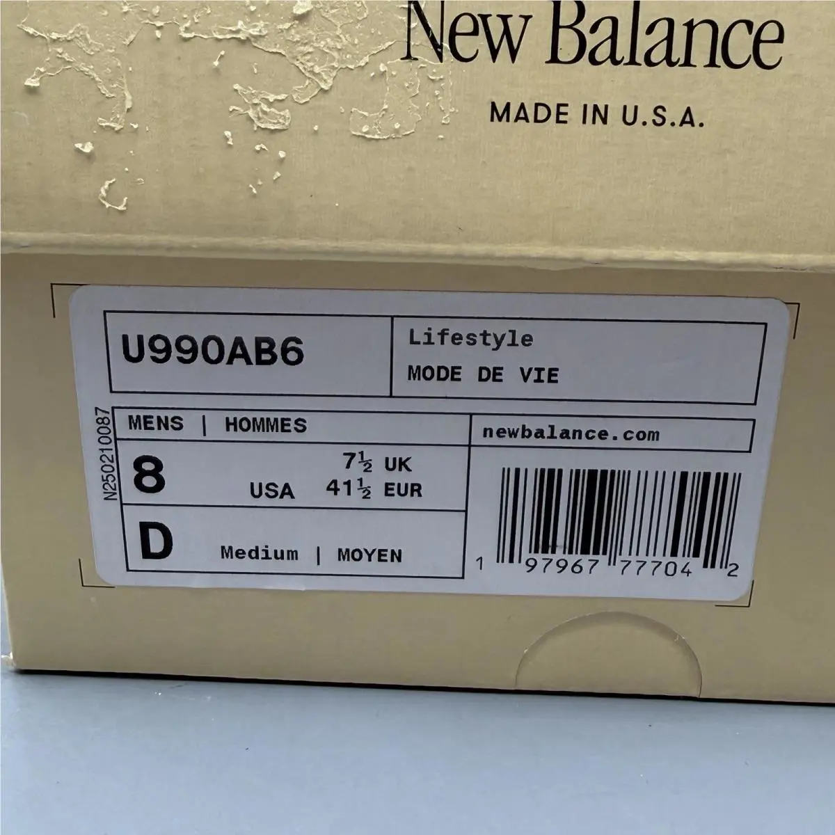 New Balance shoes - New Balance 990 v6 - U990AB6 - Multicolor (UPC: 0197967777042) 15