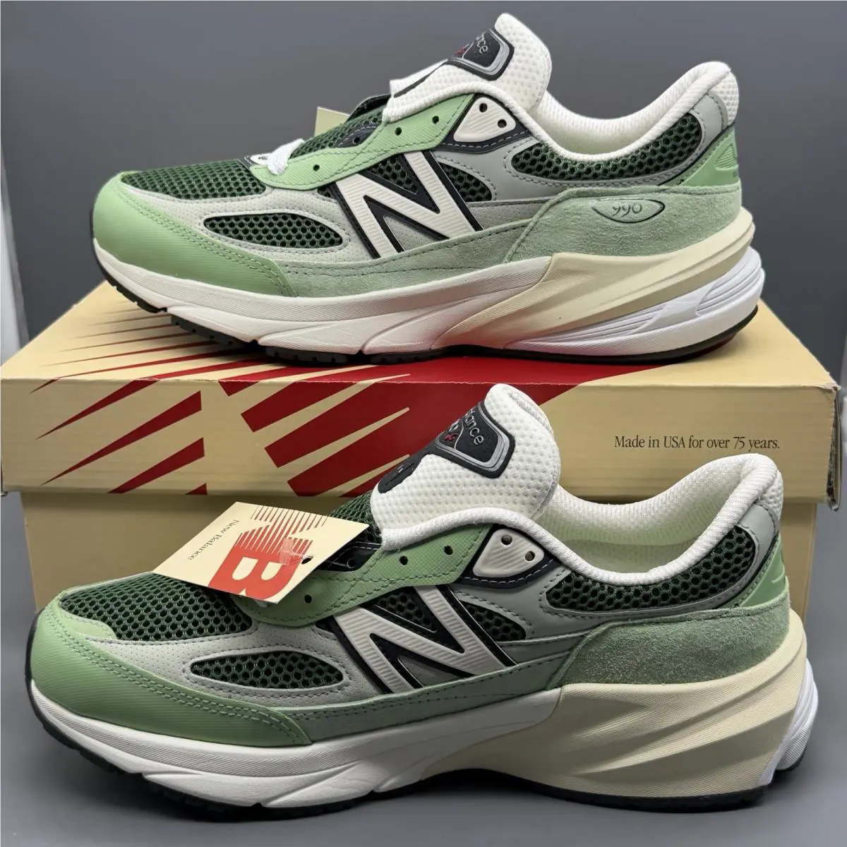New Balance shoes - New Balance 990 v6 - U990AB6 - Multicolor (UPC: 0197967777042) 1