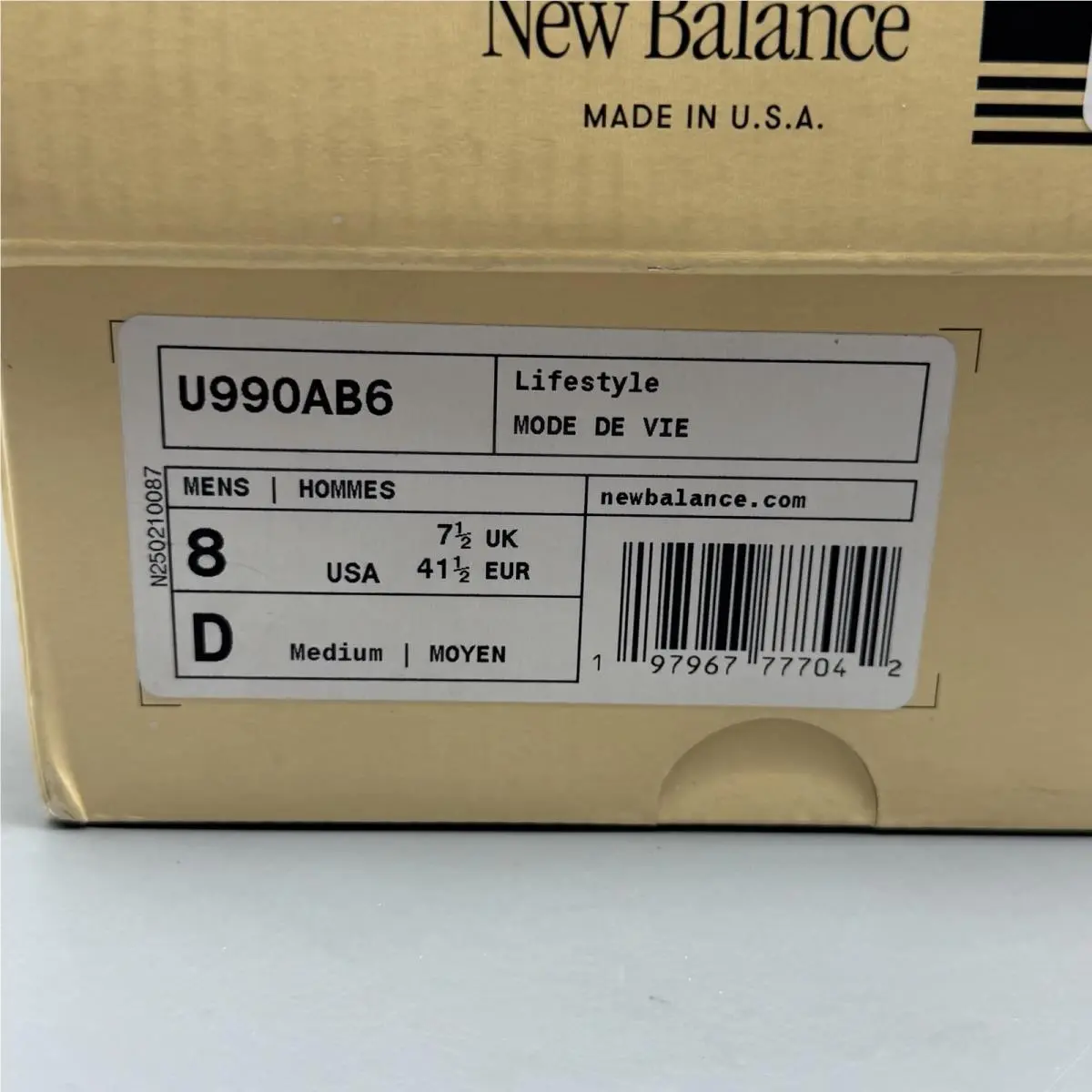 New Balance shoes - New Balance 990 v6 - U990AB6 - Multicolor (UPC: 0197967777042) 15