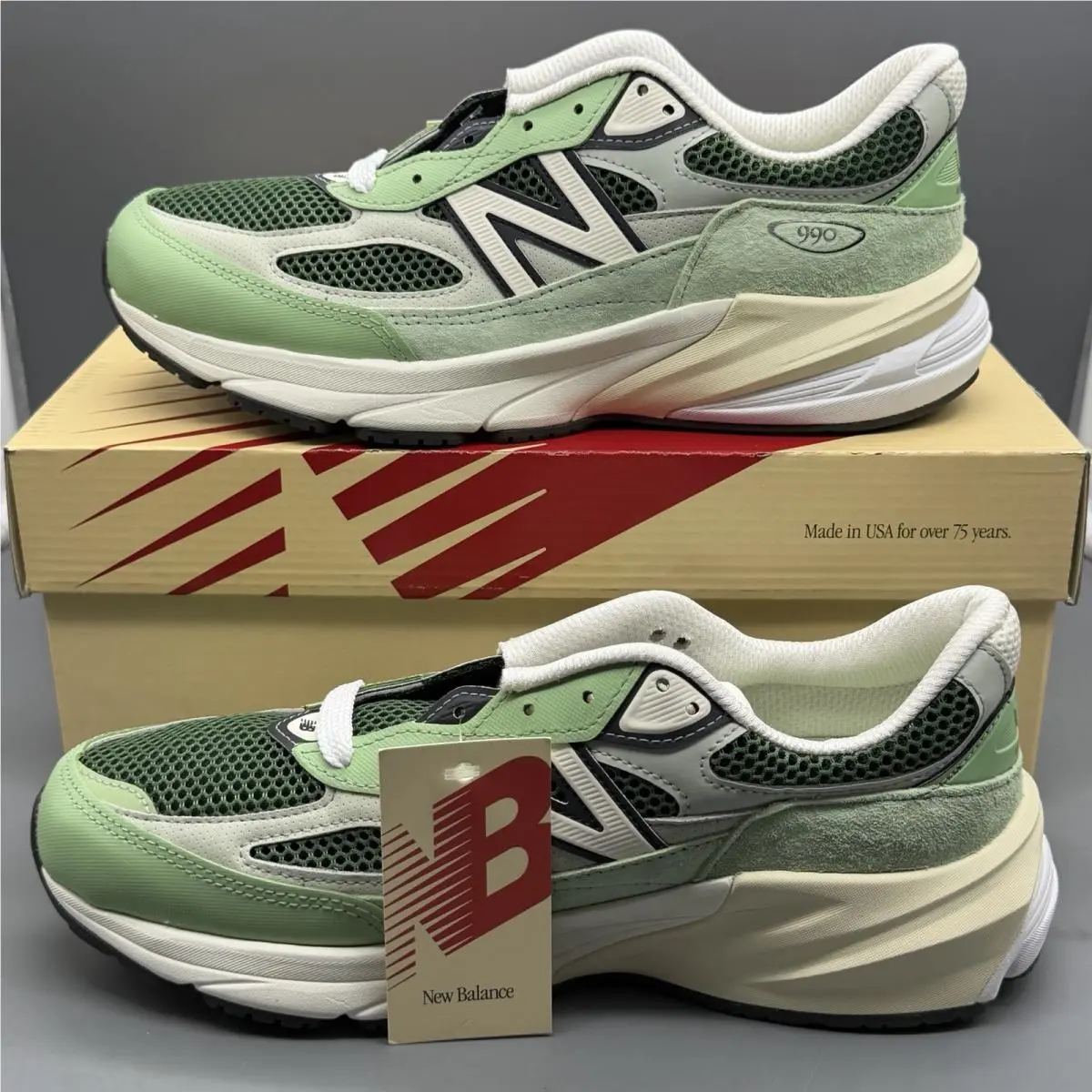 New Balance shoes - New Balance 990 v6 - U990AB6 - Multicolor (UPC: 0197967777042) 1