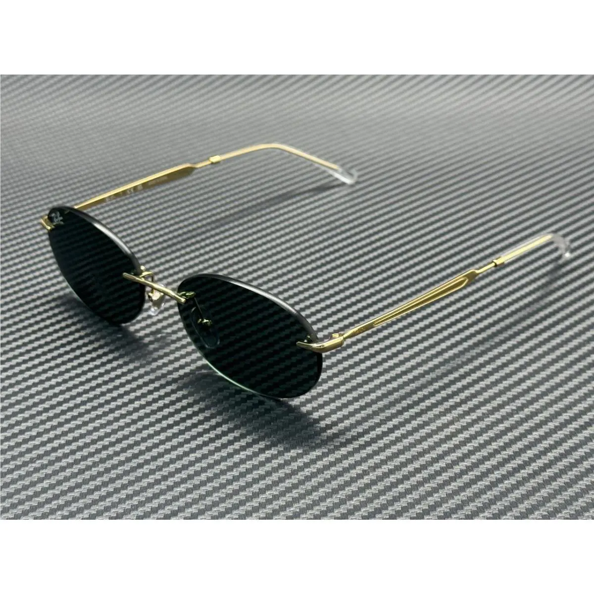 Ray Ban RB3767 001 71 Gold Dark Green Unisex 54 mm Sunglasses