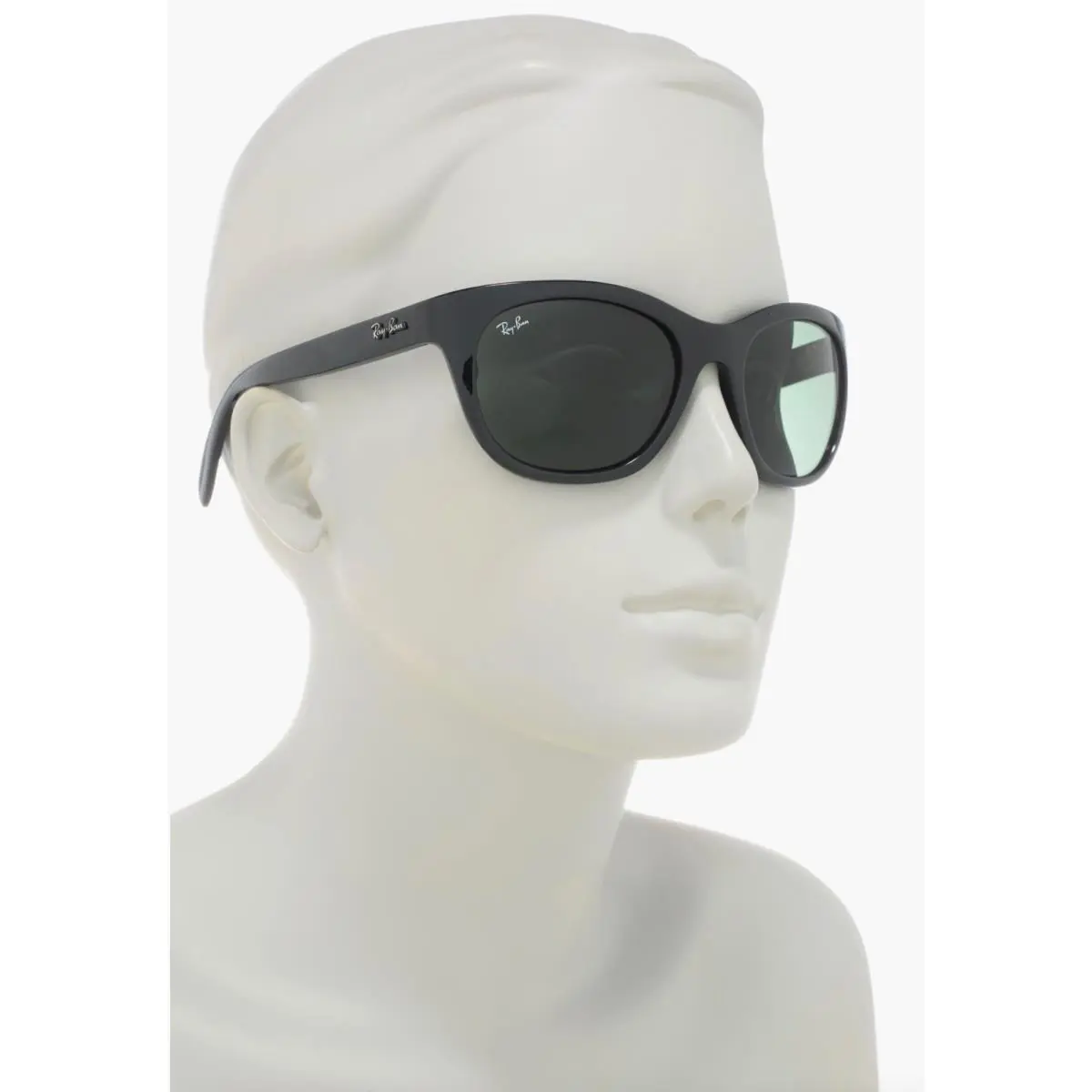 Ray-ban RB4216 601/71 Polished Black Dark Green Square Sunglasses. 56mm