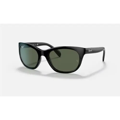 Ray Ban Sunglasses 4216 601-S/71 56 Matte Black Green Rayban RB4216 by Ray-Ban