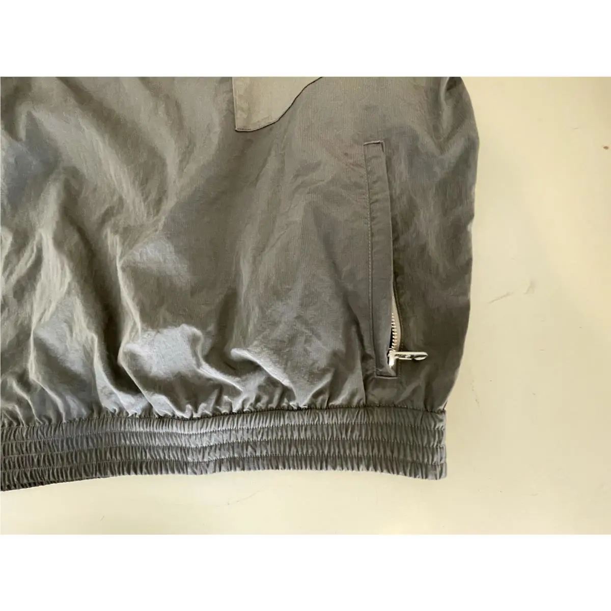Adidas clothing - Adidas Blue Version Track Jacket Silver TT Half Zip Grey 5 - HD2233 - Gray (UPC: 0195739429496) 14