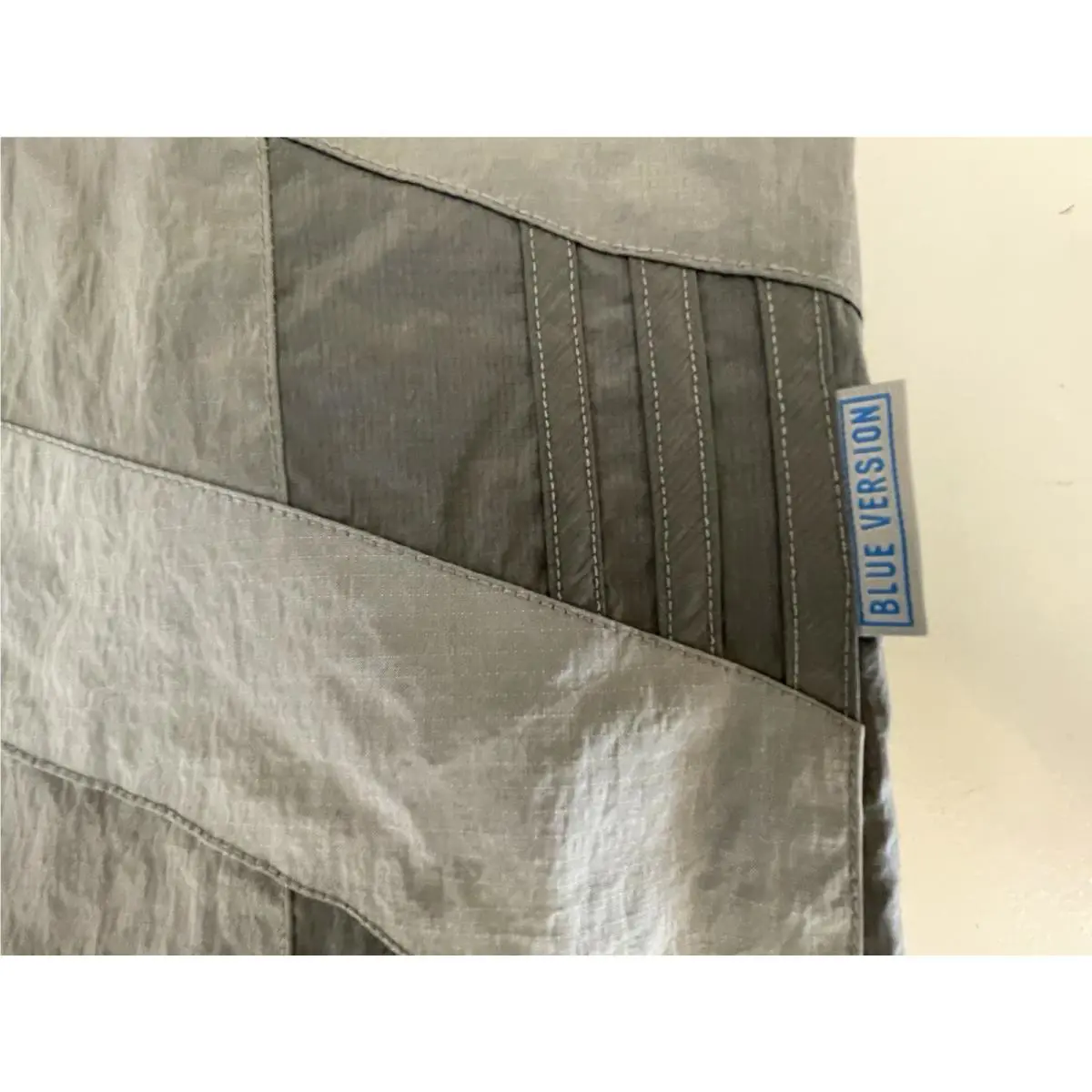 Adidas clothing - Adidas Blue Version Track Jacket Silver TT Half Zip Grey 5 - HD2233 - Gray (UPC: 0195739429496) 15