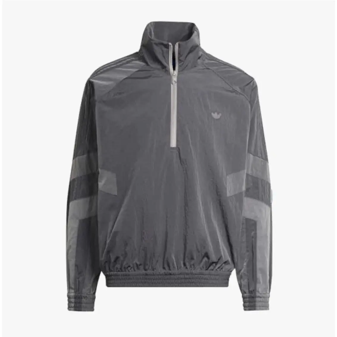 Adidas clothing - Adidas Blue Version Track Jacket Silver TT Half Zip Grey 5 - HD2233 - Gray (UPC: 0195739429496) 2