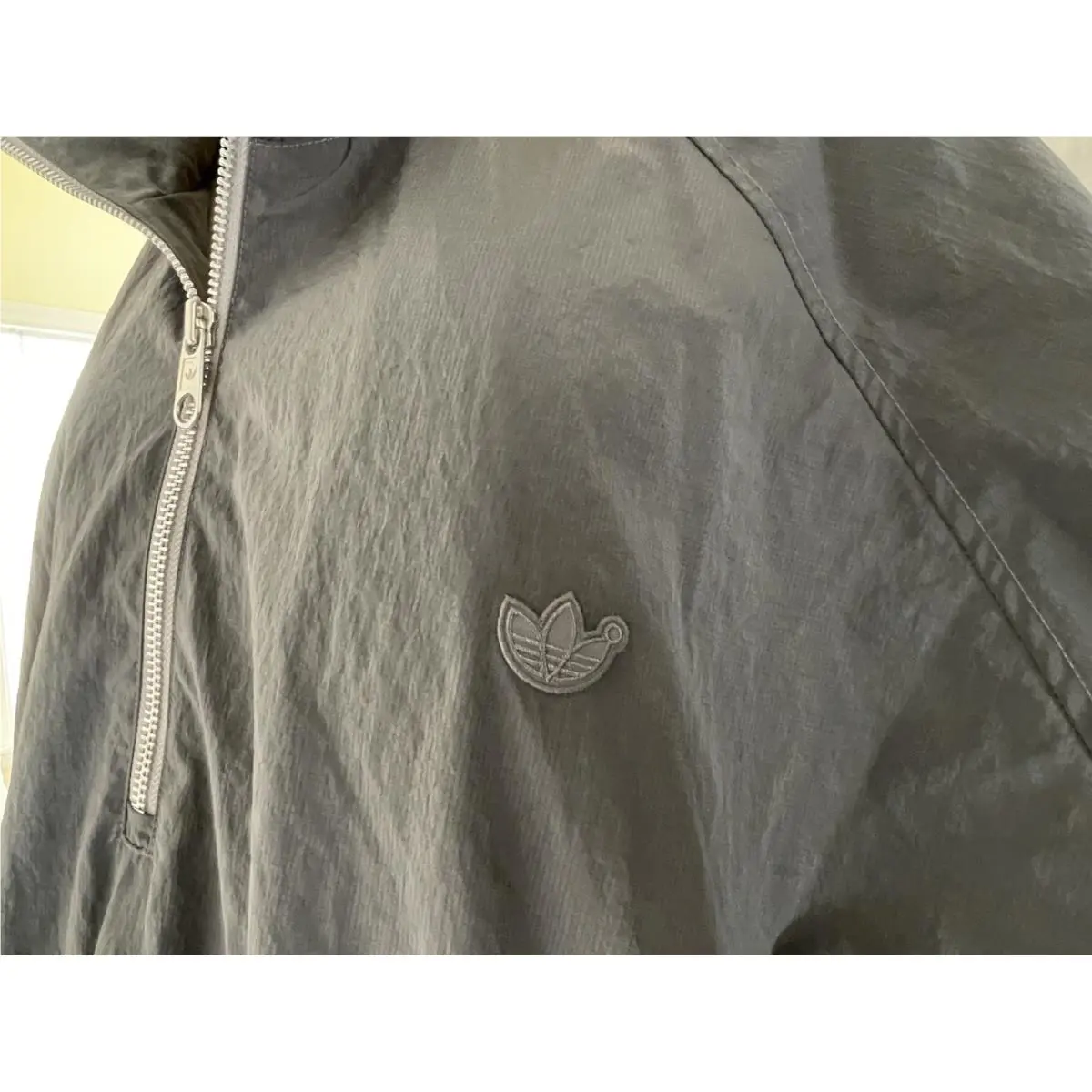 Adidas clothing - Adidas Blue Version Track Jacket Silver TT Half Zip Grey 5 - HD2233 - Gray (UPC: 0195739429496) 9