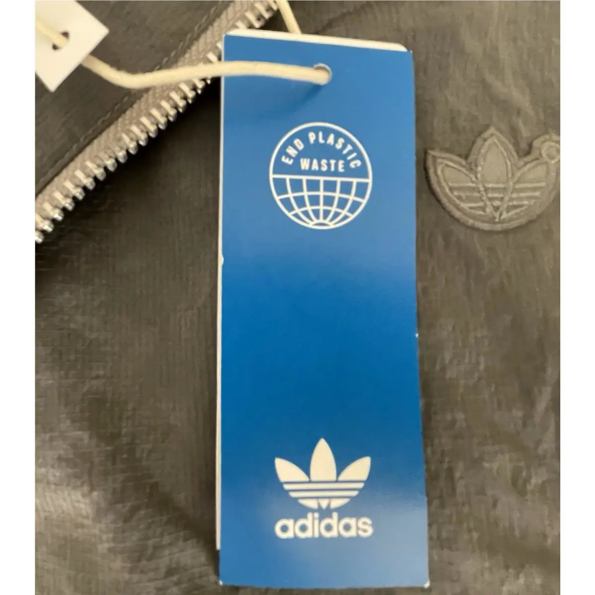 Adidas clothing - Adidas Blue Version Track Jacket Silver TT Half Zip Grey 5 - HD2233 - Gray (UPC: 0195739429496) 20