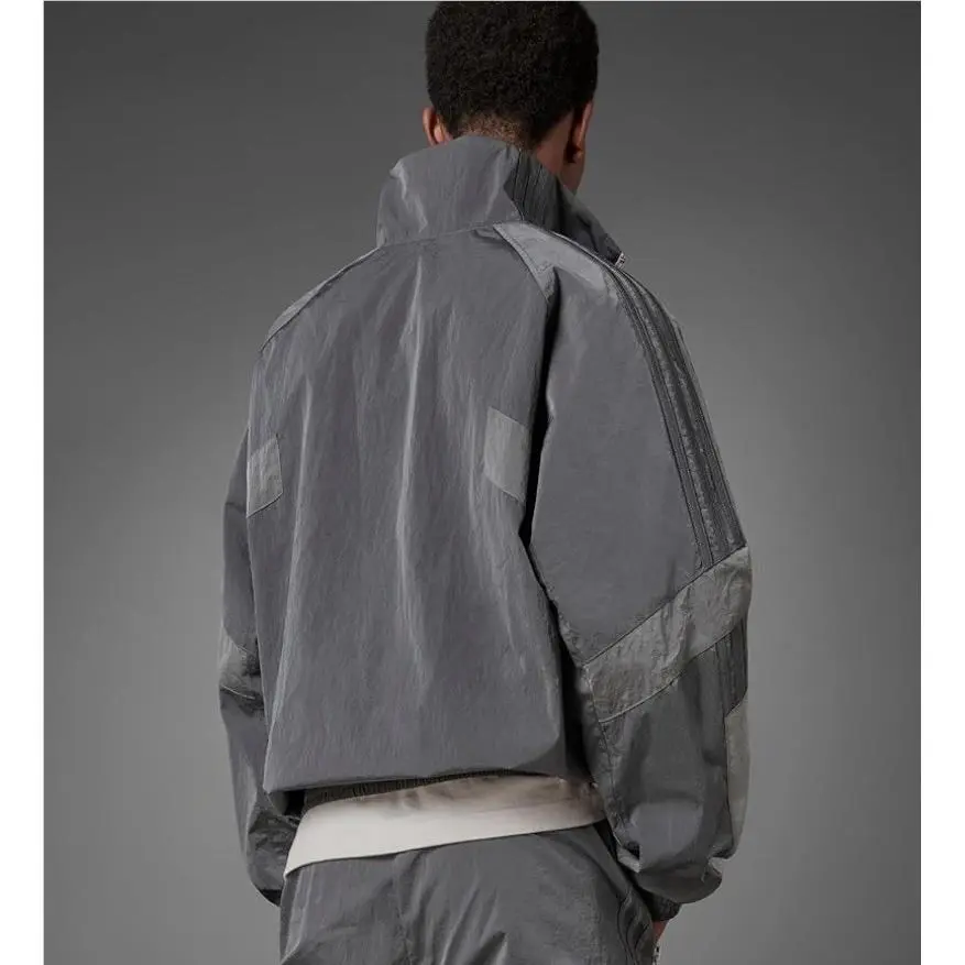 Adidas clothing - Adidas Blue Version Track Jacket Silver TT Half Zip Grey 5 - HD2233 - Gray (UPC: 0195739429496) 6